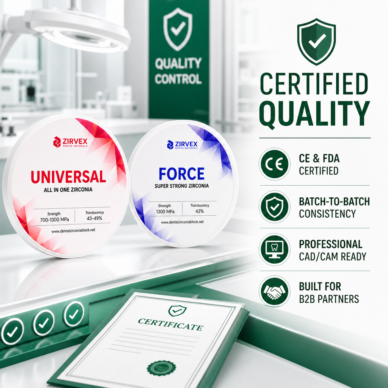 Certified Quality, Professional Confidence